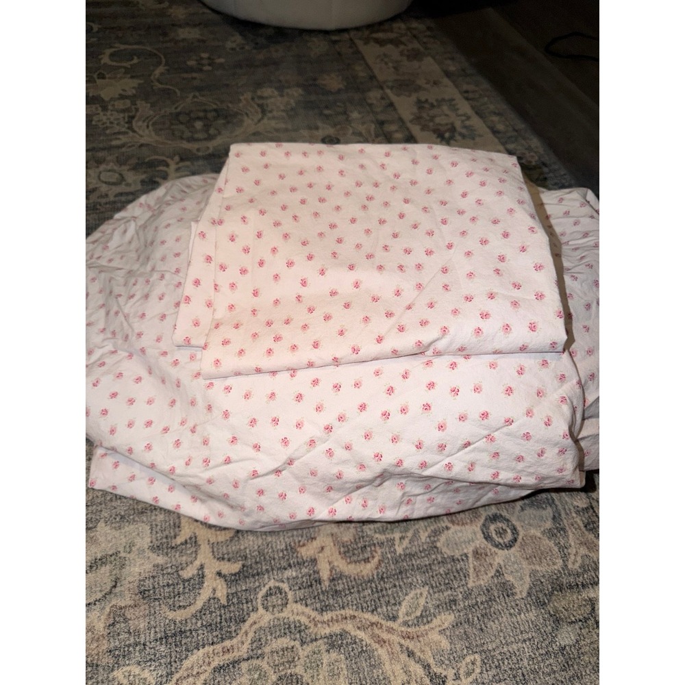 Simply Shabby Chic Pink Floral Sheet Set Roses
